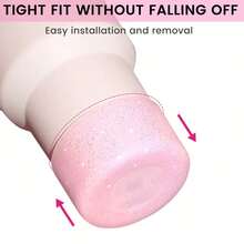 1pc Silicone Protective Bottom Cover Sleeve For 40oz, 30oz, 20oz Water Bottles And Cups, Shiny Silicone Sleeve To Reduce Dents And Protect The Bottom Of Water Bottles - Multicolor - View 5