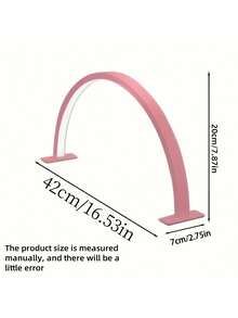 USB Powered Cordless Switch Desk Lamp, Suitable For Handcraft Lighting, Nail Care, Tattoo Decoration, Rainbow Desk Lamp, LED Nail Lamp, Half-Moon Desk Lamp, USB Powered, 3-Color Dimming Button, Suitable For Bedroom Or Study Nail Care And Reading, Living Room Cabinet Decor Lamp, Gift For Friends Or Loved Ones - Multicolor - View 4