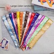 100/Pcs Gift Basket Pull Bows Random Colors, 10 Colors (Small Color Difference) Spring Gift Wrapping Decoration, Gold Decorative Pull Bows With Ribbon, Large Pull Bows For Birthday Wedding Easter Gift Wrapping