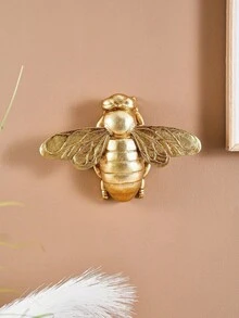 1 件金色蜜蜂壁雕 - 树脂装饰艺术风格壁饰，手工家居装饰，适用于画廊墙壁和派对装饰、昆虫装饰、卧室装饰 - 彩色 - 查看 11