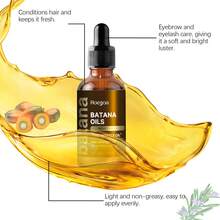 Batana Hair Oil, Gentle And Non-Irritating, Batana Hair Nourishing Oil Reduces Fragile Hair, Leaves Hair Soft, Shiny, Natural And Fluffy, Not Frizzy - 60ml - View 7