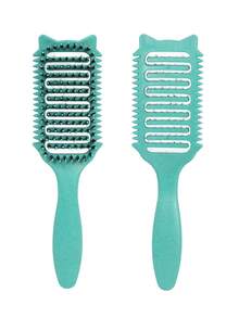 Escova Definidora de Cachos Pro Curl 2026 | Design FlexBristle™ Sem Puxar para Cabelos Cacheados/Crespos/Ondulados, Modelador Anti-Frizz e Desembaraçador de Salão - Ferramenta de Separação de Cachos Resistente ao Calor para Mulheres/Homens