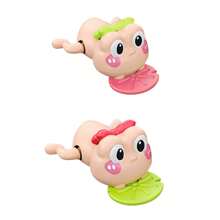 2 paquets de jouets de bain grenouilles de natation mignonnes pour enfants de 3 ans et plus, jouets de bain à remonter pour bébé, jouets flottants d'animaux pour enfants de 3 ans et plus, garçons et filles, jouets d'eau pour le bain