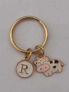 Cute Cow Keychain Gift For Cow Lovers - Multicolor - View 1