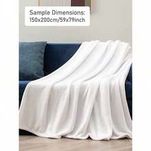 Plain-Colored Simple Daily Blanket,Super Soft Flannel Printed  Blanket,As Birthday Gifts, Family, Wedding, Souvenir Blankets, Polyester Blankets Suitable For All Seasons, Washable, Machine Washable, Lightweight, Breathable, Comfortable, Warm, Unique, 280gsm For Him, Her Personalized Ideal Gifts For Her, Him, Family, Boyfriend, Girlfriend, Father, Family, Mother, Lover, Daughter, Son, Grandfather, Grandmother, Friend, Classmate, Pet.   Perfect Nap, Camping, Travel, Home, Daily Life, Office Decoration, Birthday, Anniversary, Valentine's Day, Thanksgiving, Christmas, Halloween, Mother's Day, Father's Day, Wedding, New Year Gifts ,Sofa,Bed,Car,Bedroom,Living Room,Office,  Outdoor Camping, Beach,Wall Decoration - 多色7 - 查看 3