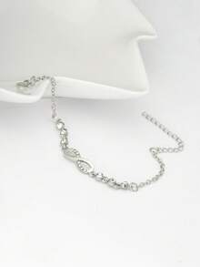 浪漫优雅时尚女士幸运无限符号水钻手链，创意精致可调节饰品，适合作为礼物、约会、派对、晚宴、婚礼、庆典、日常佩戴、情人节、周年纪念日、生日礼物，象征着母亲永恒的爱，是母亲节的最佳礼物。 - 銀色 - 查看 2