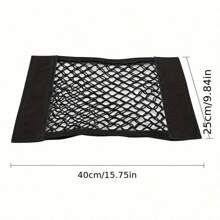 Nylon Car Trunk Organizer Net, Universal Rear Seat Storage Mesh Net, Car Trunk Organizer Bag