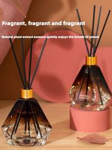 100ml Gradient Rhinestone Fragrant Deodorizer,Long-Lasting Air Freshener & Mosquito Repellent Rattan Sticks, Flameless Aroma Diffuser Set,Aromatherapy,House Freshener,Diffuser,Gift,Home Decor