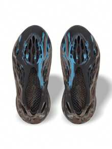 Giày thể thao Adidas Yeezy Foam RNR MX Cinder, thời trang và giản dị dành cho nữ - Bạc Đen - Xem 4