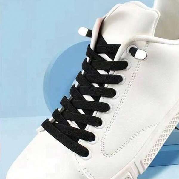 2 Pairs Polyester (Polyester) Slouchy Shoelaces, Suitable For Outdoor Use All Year Round