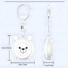 1 件全新迷你智能防身报警器，可充电女士防身防狼个人报警器，130dB 报警，双重报警模式，Type-C 充电，LED 照明，方便老人和儿童携带 - 彩色 - 查看 9