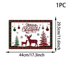 1 Stück/4 Stücke/6 Stücke/300 Stücke Tischsets mit Weihnachtsthema, Tischsets mit kariertem Rentier-Design, hergestellt aus Polyester, geeignet für Weihnachtsfamilienfeiern, Restaurants, Wohnzimmertisch-Dekoration, Innen- und Außen-Esszimmertisch-Dekoration, Weihnachtsparty-Restauranttisch-Requisiten, geeignet für Alltag, Feiertage, Partys, Geburtstage, Hochzeiten, Abendessen, Küche und Heimdekoration, Weihnachtsdekorationen, Küche und Zuhause, Tischsets, Mittelpunkt-Dekoration, Herbstdekoration - Roter und grüner Elch - Übersicht 9