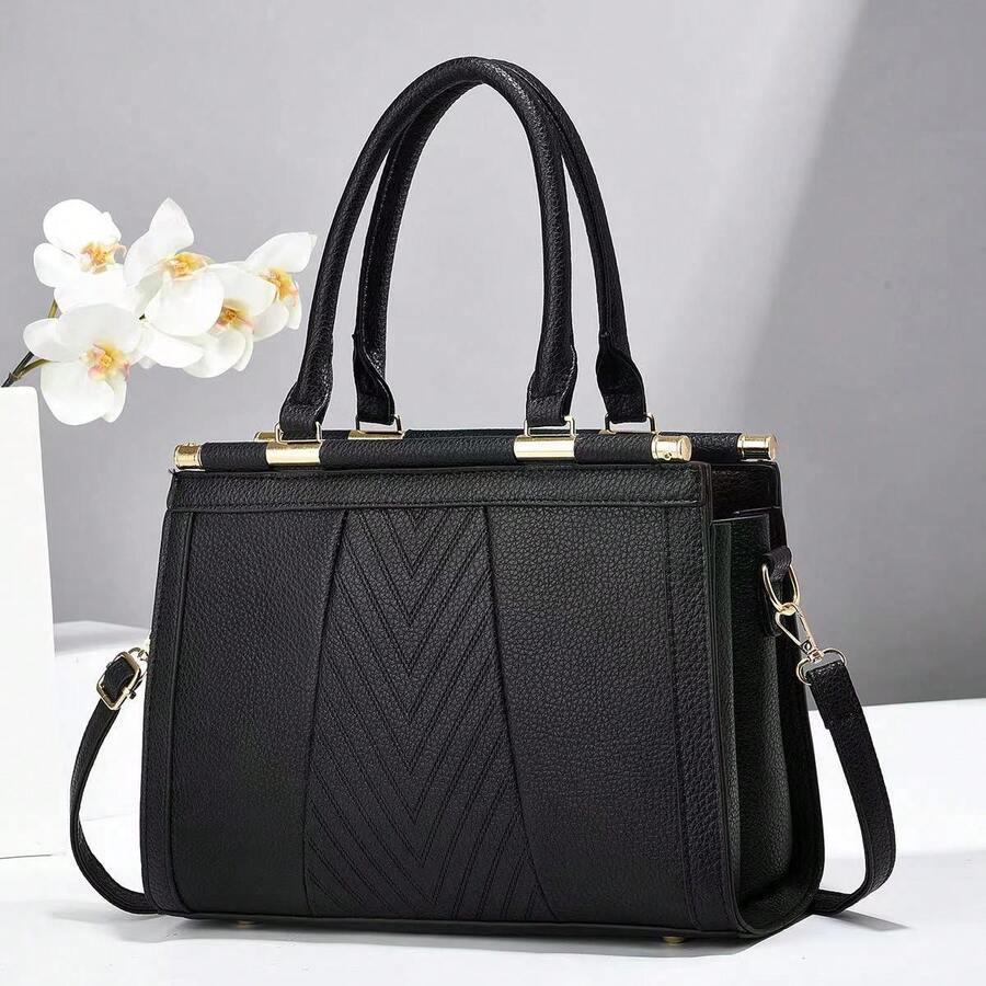 Women Top Handle Bags - 棗紅 - 查看 1