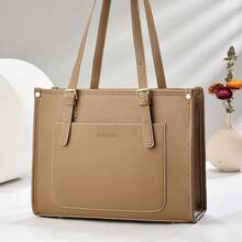 Women Tote Bags - 咖色 - 查看 7