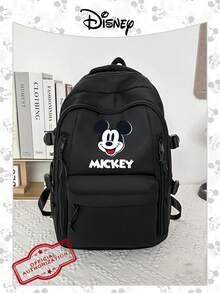 Disney 1pc Official Licensed | Cartoon Print Backpack | Large Capacity Laptop Compartment | Casual Daypack | Sports Bag | Cartoon Backpack | Rucksack | Schoolbag | Ideal For Men/Boys/Students/Teens/Graduates, Suitable For Daily Use, Outdoor, Travel, Shopping, Back To School, Travel Bags - Multicolor - View 13