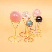 Multifunktionaler Metall-Ausstellungsständer, geeignet für Kristallkugel, Dinosaurier-Ei, hervorragend für Heimdekoration und einzigartige Geschenke, ideales Accessoire