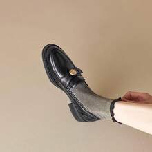 Women Loafers Shoes - Black - View 1