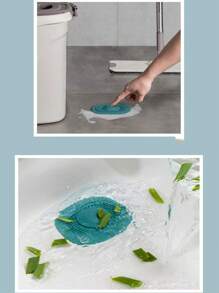 Keep Your Kitchen And Bathroom Drains Clean And Clog-Free With This1pc Silicone Sink Plug-Color Random