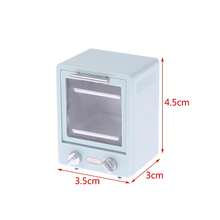 1PC 1:12 Dollhouse Mini Vertical Oven Microwave Kitchen Baking Dish Model Doll Decor Random Color - Multicolor - View 10
