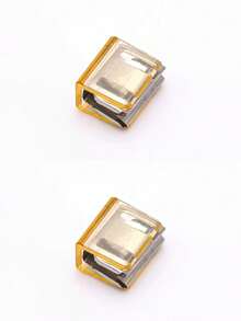 2/4pcs Denim Hem Clips, Chest Protector Tool, Buttonless Adjustable Pants Clips, Pants Length Adjuster - Multicolor - View 14