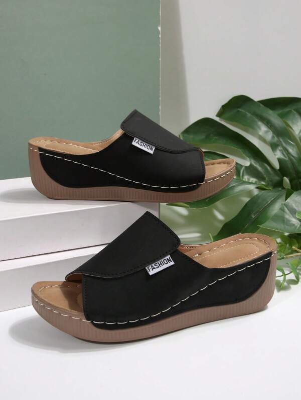Casual Beach Slippers, Fashionable Multifunctional Comfortable Wedge Shoes, Bohemian Style