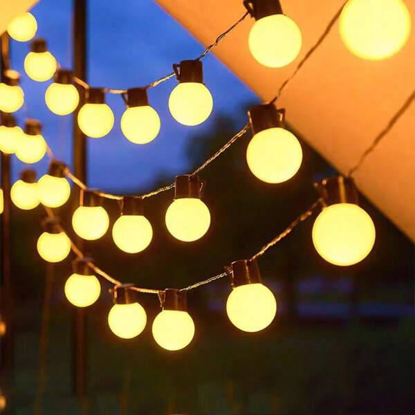Lámpara de burbujas con energía solar, sin parpadeo y con protección para los ojos: sin radiación ultravioleta, protegiendo el entorno de iluminación saludable del hogar, al aire libre, el patio, la decoración, creando una atmósfera cálida