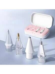 Replacement Pencil Tips Compatible With Apple Pencil Pro, Upgraded Pencil Tips Compatible With Apple 2nd 1st Gen USB-C, And Crayon Digital Pencil, Needle Pencil Tips With Case, IPad Pro Pencil Sets - Multicolor - View 2