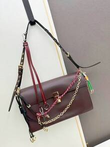 Men Bag Accessories - Phiên bản màu đỏ chính xác kèm hộp quà tặng - Xem 8