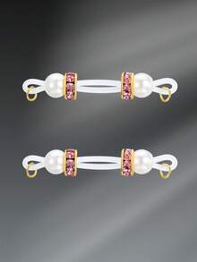 CIZME 1 对可爱玻璃乳头袖口，适合女性日常装饰，假乳头穿孔首饰彩色玻璃可调节假乳头环假穿孔首饰夹在乳头上非穿孔乳头首饰 - Fake Nipple Ring - 查看 15