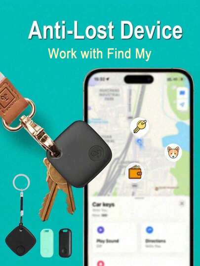 Mini Smart GPS Tracker Finders PortableKey GPS Tracker For Vehicles, Tracker Locator For Car,Luggage,Suitcase, Bag, Backpack, Wallet,Pets Replaceable Battery Smart Tag Item Finder(Square/Rectangle,Not Compatible With Android)