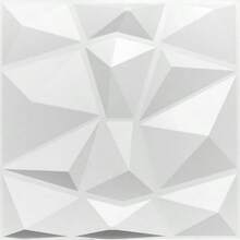A Set Of Black Laser 3D Diamond Pattern PVC Wall Panels-Perfect For Living Room, Bedroom, Kitchen, TV Background, Corridor And Office Decoration, Holiday Wall Stickers, Christmas And Winter Decoration