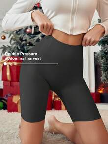 1 件适用于女性腰部、腹部和臀部提升、微塑形、无痕填充臀部、假臀部、女性塑身裤 - 黑色 - 查看 7