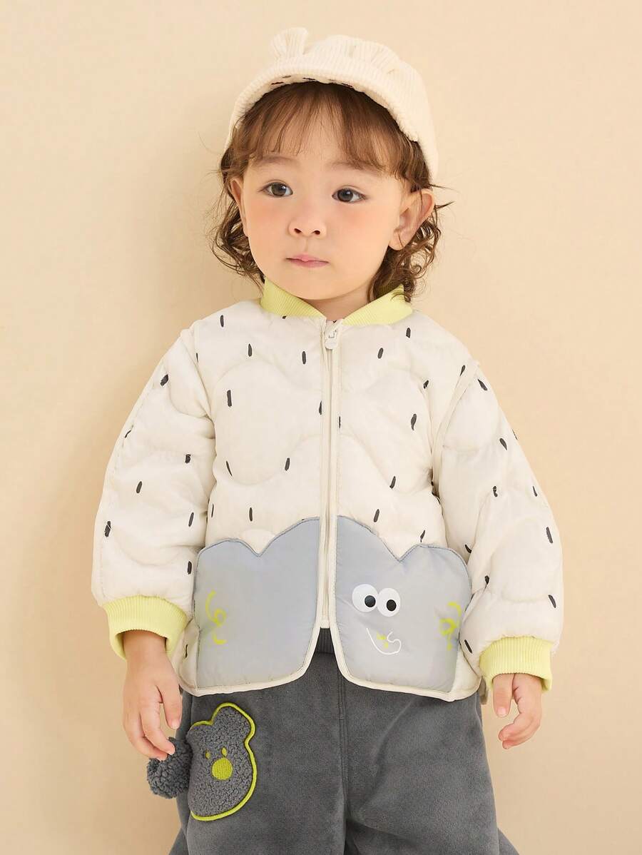 Balabala Kids Down Bomber Jacket Fall/Winter 2025 – Lightweight Water-Repellent Unisex