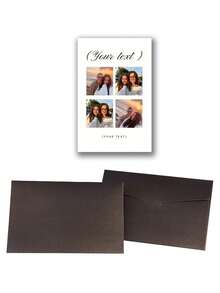 1 pieza Tarjeta de felicitación personalizada, diseño y texto de pareja personalizado y creativo, tarjeta de cumpleaños, tarjeta de aniversario, regalo de pareja único, multiusos de vuelta a la escuela, sello, regalo personalizado decorativo, adecuado para él/ella, familia, amigos, estudiantes, colegas, clientes, ideal para aniversario, graduación, boda, vuelta a la escuela, ocasiones de negocios/trabajo/oficina - multicolor - Ver 10