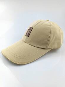 男士棒球帽，秋冬保暖棒球帽遮阳防晒帆布户外宽边帽，百搭男女通用