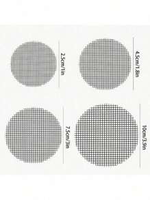 20 piezas Rejilla de drenaje de plástico para macetas - Almohadilla de drenaje antiobstrucción adecuada para suculentas, orquídeas, plantas en maceta/jardinería de balcón/decoración de macetas navideñas DIY/artículos esenciales para jardinería en el hogar/Halloween/accesorios para plantas