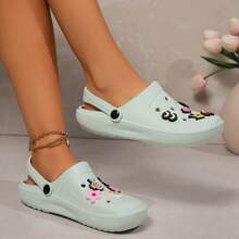 Zapatos, sandalias, pantuflas, ropa de verano para uso exterior para mujeres, interior del hogar antideslizante, sandalias para ducha de baño del hogar de Eva, pantuflas para mujeres suaves, cómodas y resistentes al desgaste, accesorios manuales DIY
