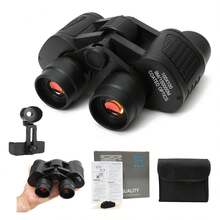 Prismáticos premium: prisma BAK4, 30 % mejor transmisión de luz: para todas las aventuras. - Negro - Ver 1