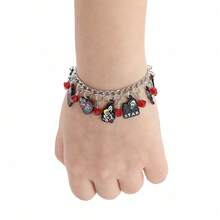 1 件恐怖电影尖叫手镯刺死骷髅鬼脸杀手卡通吊坠万圣节恐怖手镯 - 彩色 - 查看 5