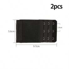 2/3pcs Bra Extender 2Hook3Row, Elongated, Underwear Accessories,Elastic, Adjustable, Underwear Extension Buckle, Bra Extension Buckle, Breasted Bra Back Buckle