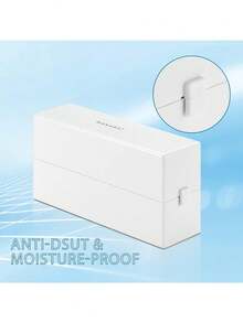 1pc 5.31-Inch ABS Material Nail Drill Bit Holder, Dust-Proof Display Storage Box, 30-Hole Nail Art Tool (Drill Bits Not Included)