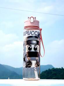 1pc Boy And Girl Summer Water Bottle Cartoon Animal Pattern, Kindergarten Cartoon Cute Sports Water Bottle - 800ml, Straw Cup, With Handle, Leak-Proof, Shock-Resistant, Portable - Suitable For Travel, Outdoor Activities, And Student Use - Perfect For Children's Day And Graduation Season, The Best Gift For Children - Multicolor - View 9