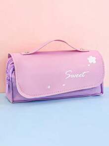 3D Kawaii Pencil Case Girls Decompression Pen Pouch Cute Waterproof School Supplies Aesthetic Organizer Box Students Stationery , Back To School Gifts - Multicolor - View 15