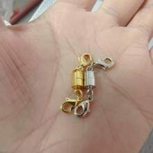 Fermoirs magnétiques convertibles - Fermoirs mousquetons magnétiques faciles à utiliser pour la création de bijoux, l'extension de chaînes de colliers et bracelets, fermeture ajustable avec une adhérence forte, réparation et remplacement de bijoux faits maison
