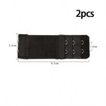 2/3pcs Bra Extender 2Hook3Row, Elongated, Underwear Accessories,Elastic, Adjustable, Underwear Extension Buckle, Bra Extension Buckle, Breasted Bra Back Buckle