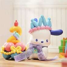 Miniso Cartoon Animation Character Balloon Carnival Blind Box, Exclusive Colorful Balloon Characters, High-Quality PVC Craftsmanship, Great For Room, Shelf Decoration And Collectib1pc(1pcs, Random Delivery) - Multicolor - View 9