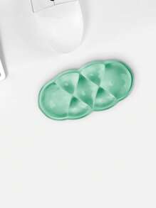 وسادة معصم للوحة المفاتيح الجيلاتينية، دعم المعصم والذراع الجميل، تستخدم لوحة المفاتيح والماوس للتطبيع وتخفيف الألم، مناسبة للمكتب/الكمبيوتر/كمبيوتر محمول/ألعاب (بدلة بيضاء شفافة)