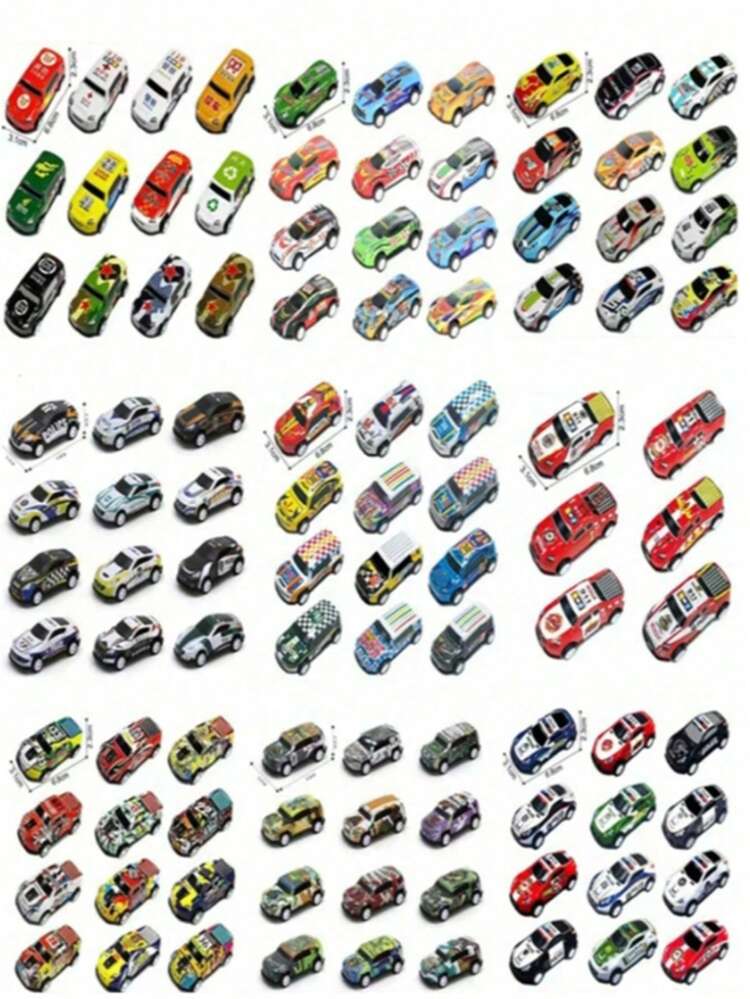 Random Pull Back Metal Mini Toy Race Car With Track Launcher, Racing Play Set Toys, Fidget Toys, Toy, Toys, Toy, Car Toy, Toys, Car Toy, Toy,Toys,Car Toys,Toy,Toy Cars,Car Toy,Cars,Back To School - Multicolor - View 7