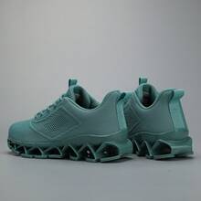Womens Running Shoes Blade Tennis Walking Casual Fashion Sneakers Breathable Non Slip Gym Sports Work Athletic Trainers White - 孔雀綠 - 查看 3