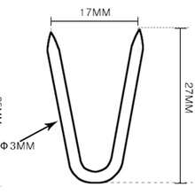 U型栅栏钉、铁钉、马鞍形缝纫钉、花园栅栏钉、铁丝钉、紧固件